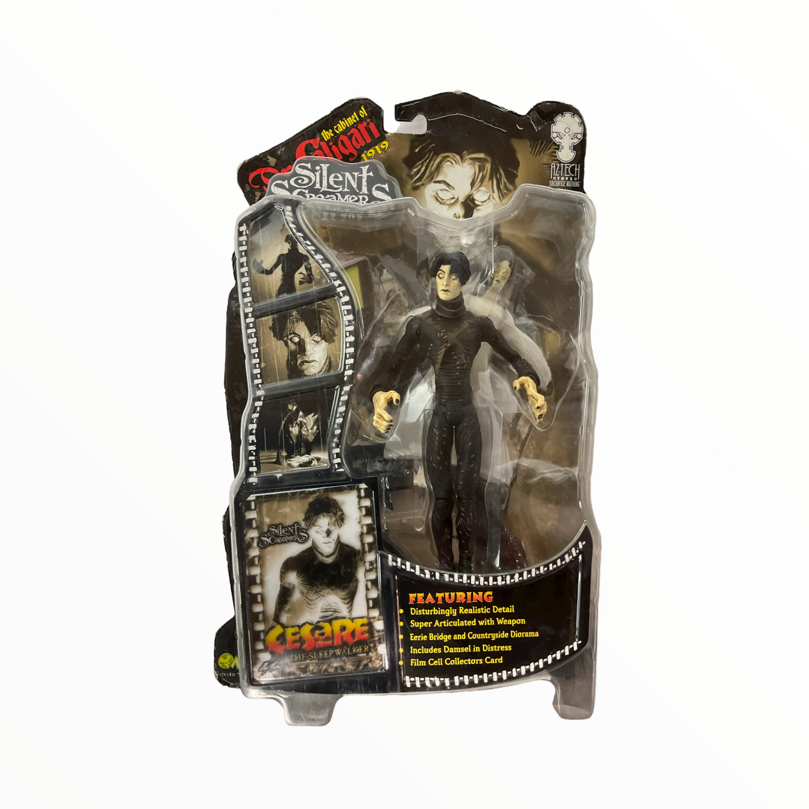 Silent Screamers Cesare The Sleepwalker Aztech Toyz Series 1 Figure
