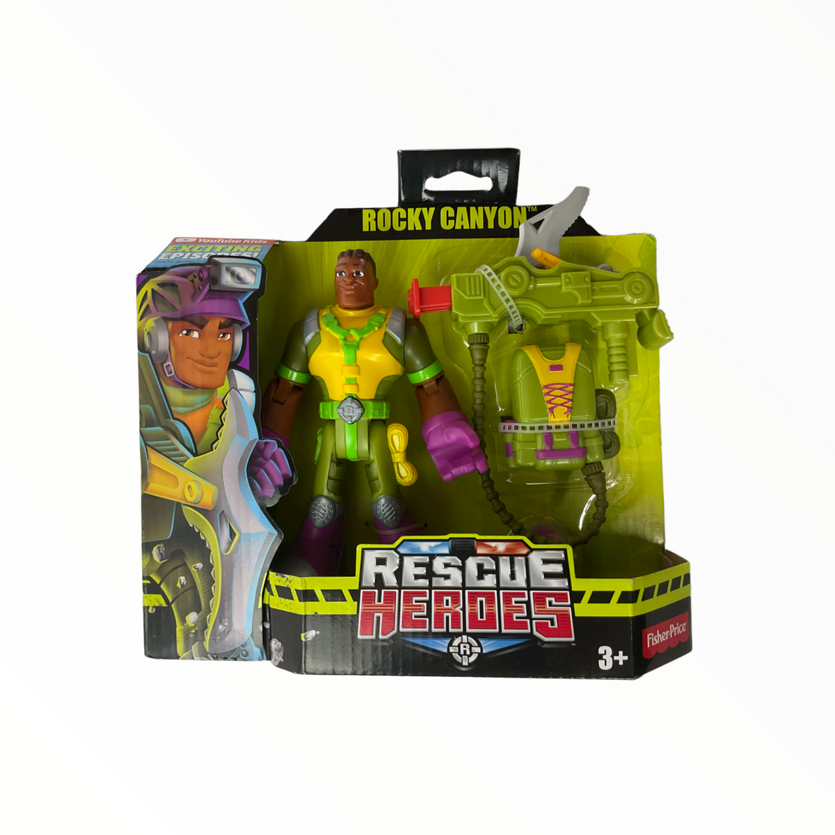 Fisher-Price Rescue Heroes Rocky Canyon, 6-Inch Figure with Accessories