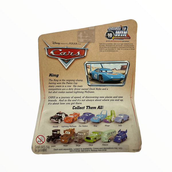 Disney Pixar Cars King 155 Scale Retroversetoys