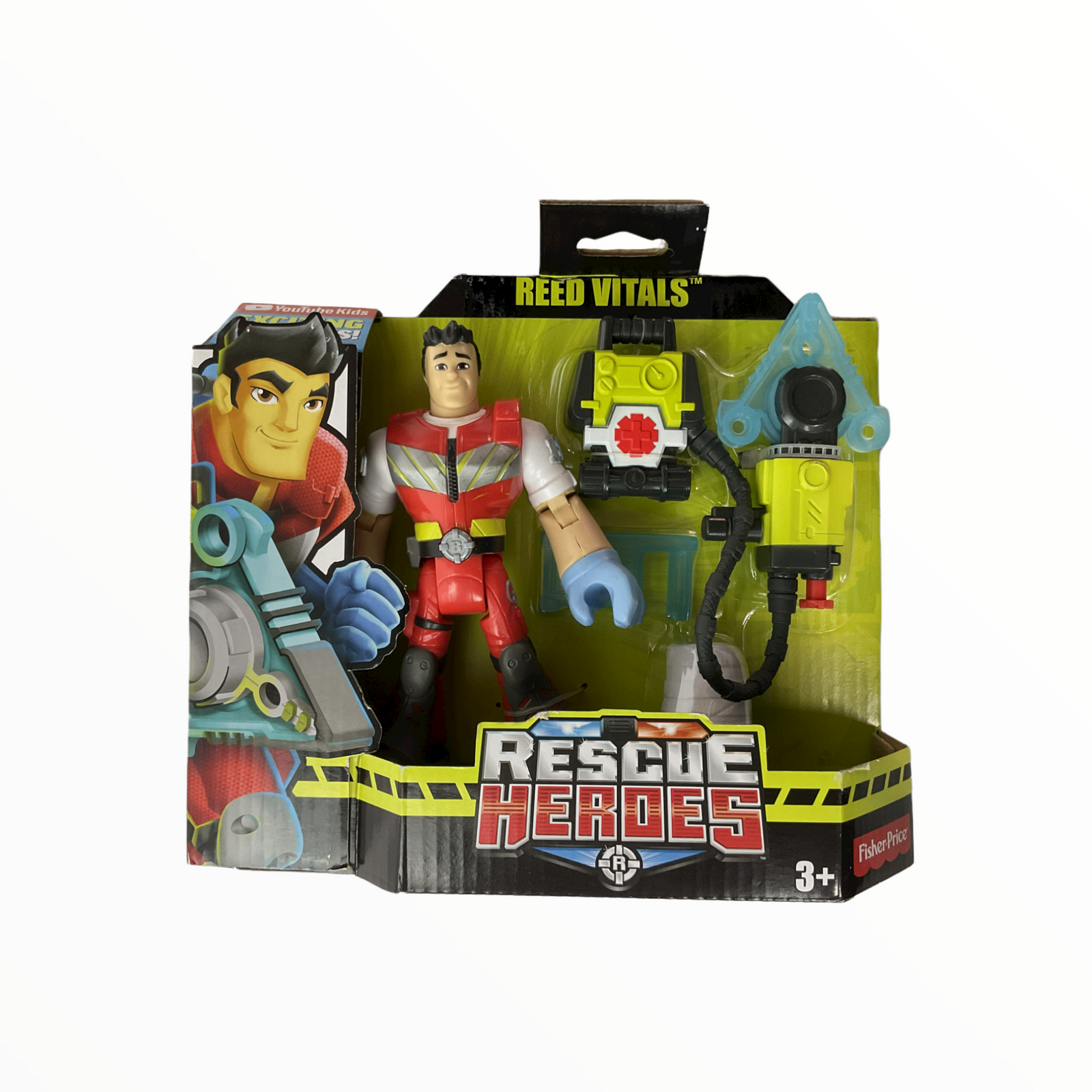Fisher-Price Rescue Heroes Reed Vitals, 6-Inch Figure with Accessories