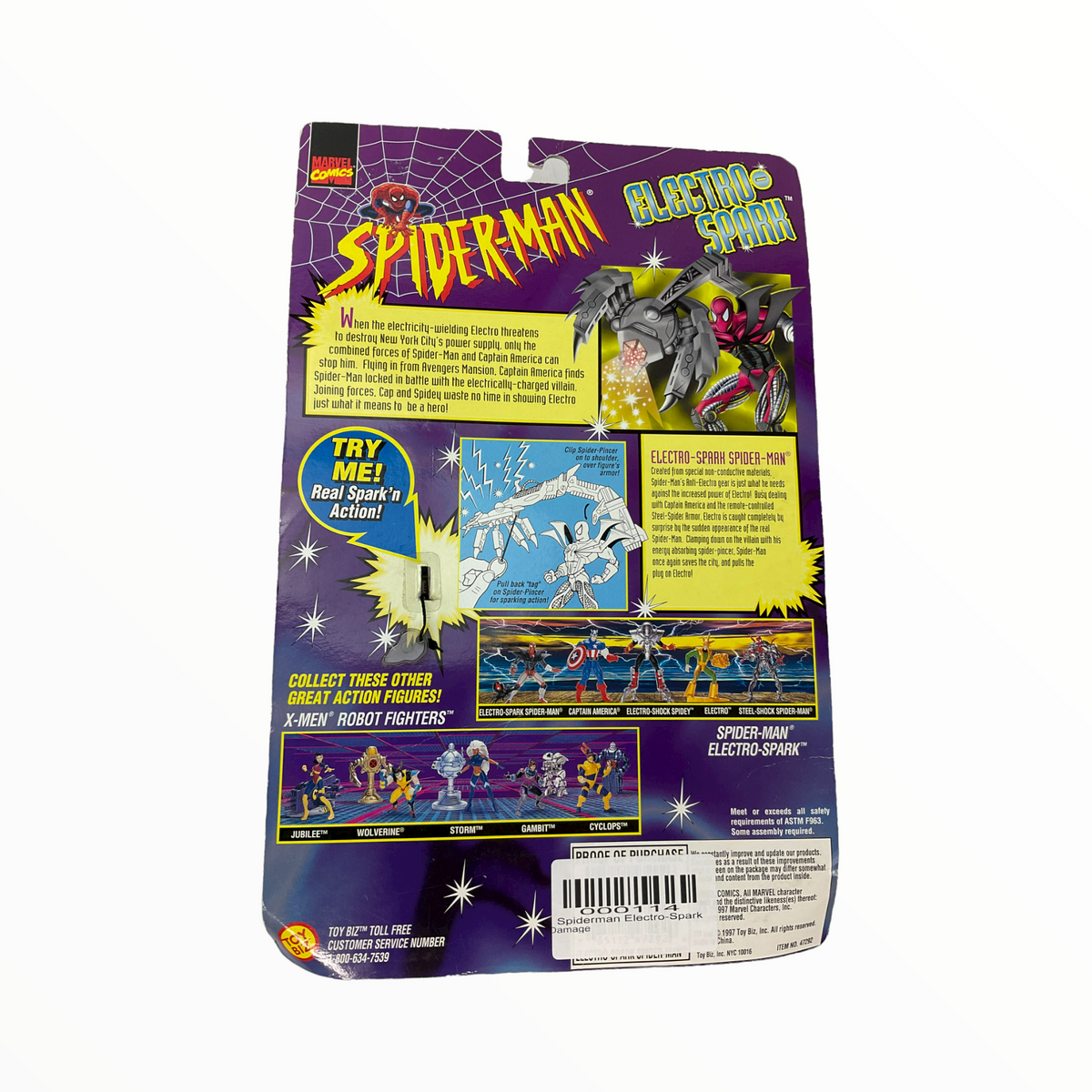 Spiderman Electro-Spark Figure Toy