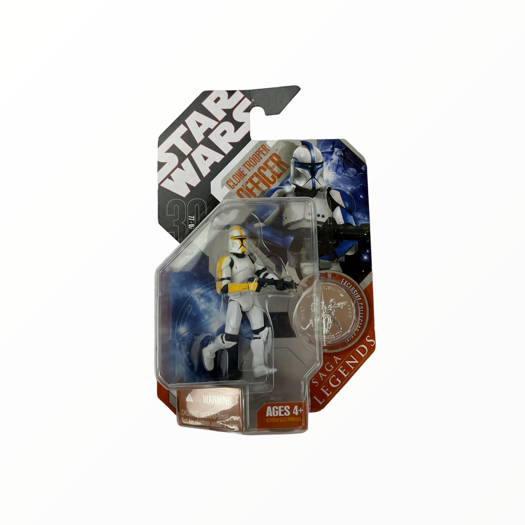 Star Wars Legacy Collection Saga Legends Clone Trooper Officer Yellow
