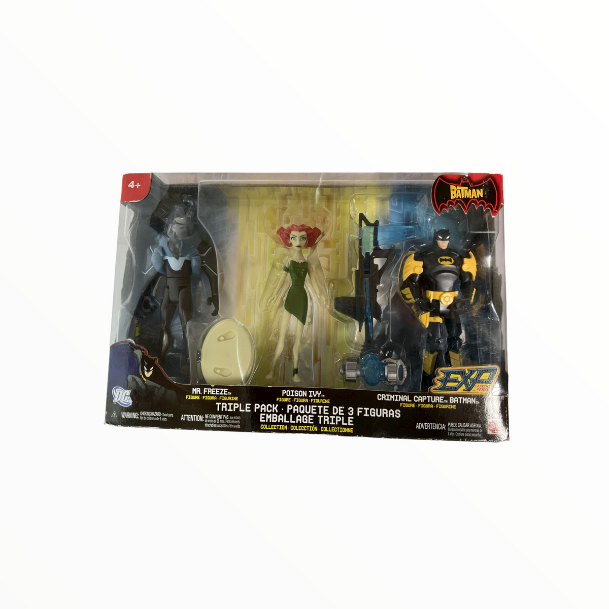 The Batman EXP Action Figure 3-Pack Mr. Freeze, Capure Batman &amp; Exclusive Poison Ivy