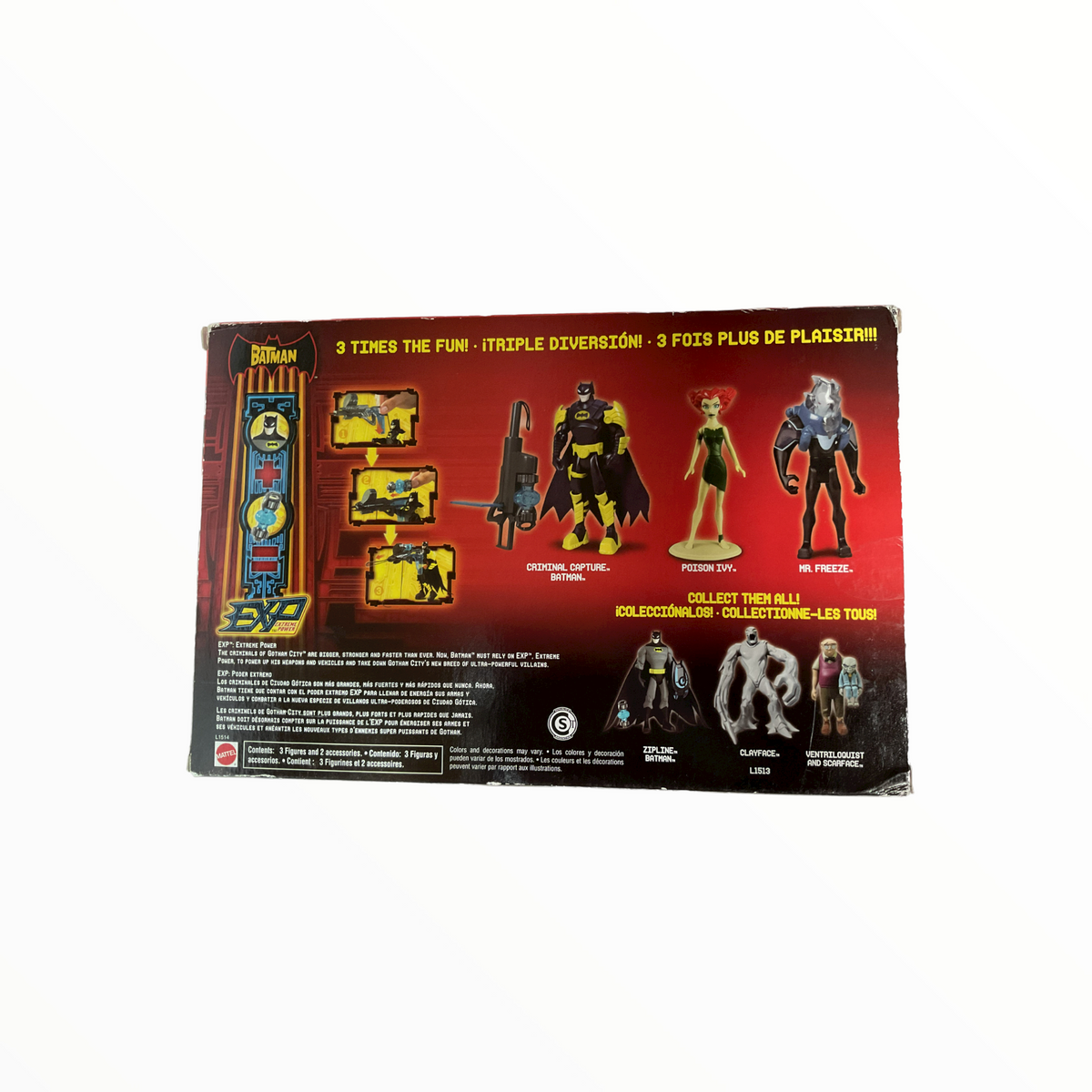 The Batman EXP Action Figure 3-Pack Mr. Freeze, Capure Batman &amp; Exclusive Poison Ivy