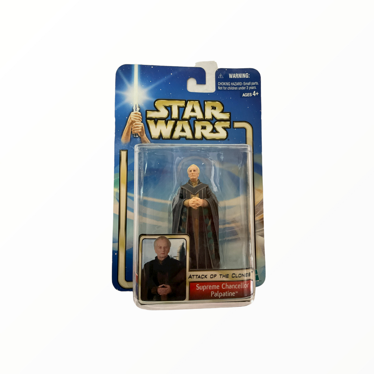 Star Wars, 2002 Saga Collection, Supreme Chancellor Palpatine #38 Action Figure, 3.75 Inches