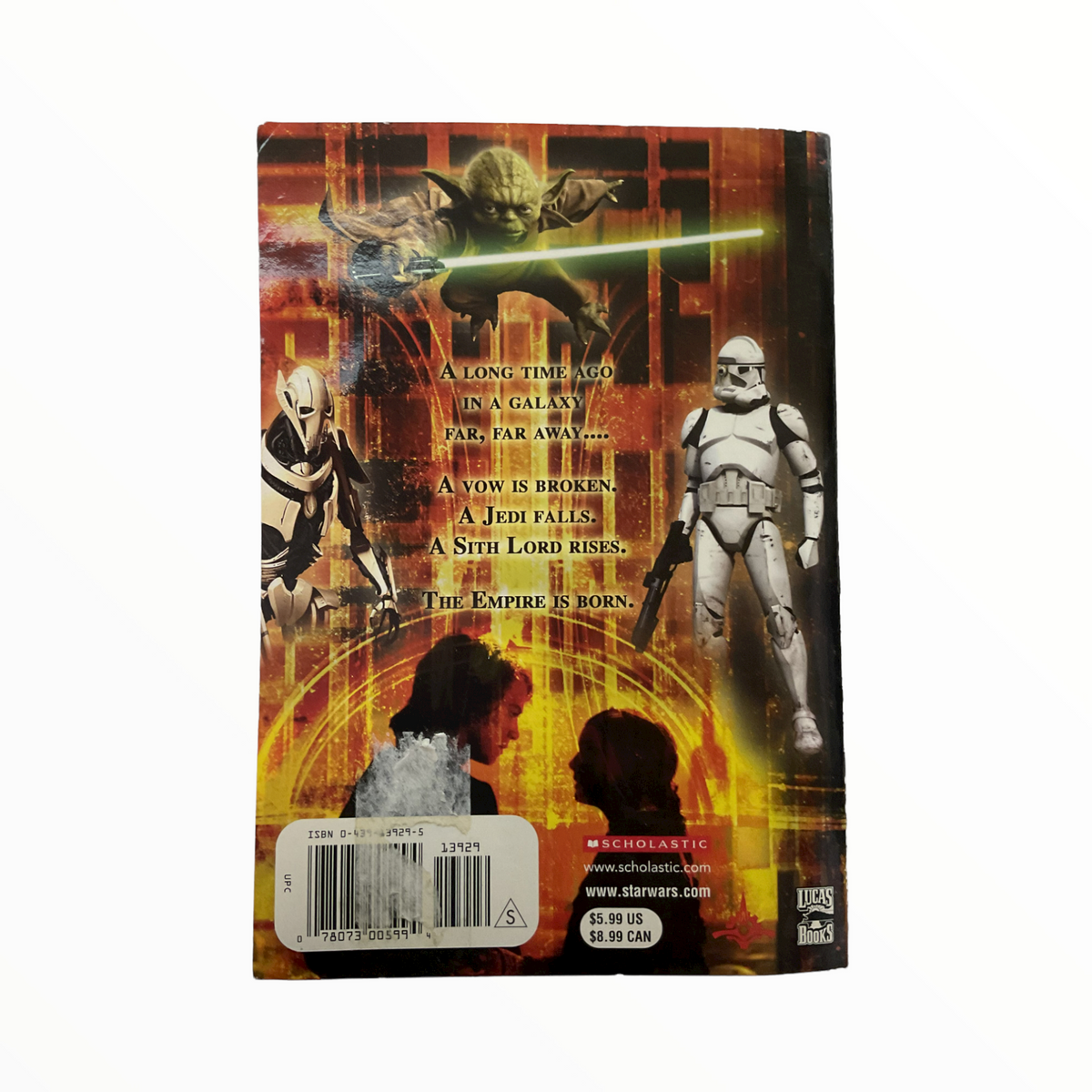 Star Wars Episode III Revenge Of The Sith Scholastic story Book