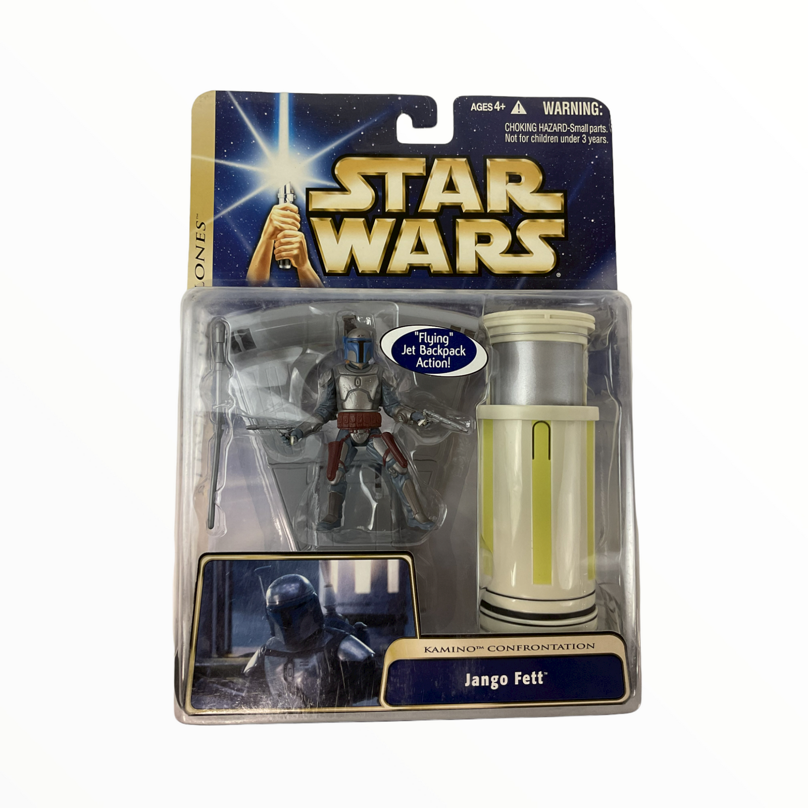 Star Wars Attack of the Clones Jango Fett (Kamino Confrontation)