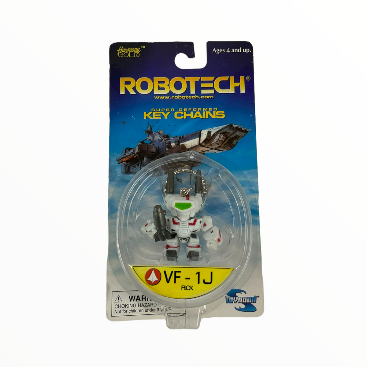 Robotech Super Deformed VF-1J Rick Key Chain