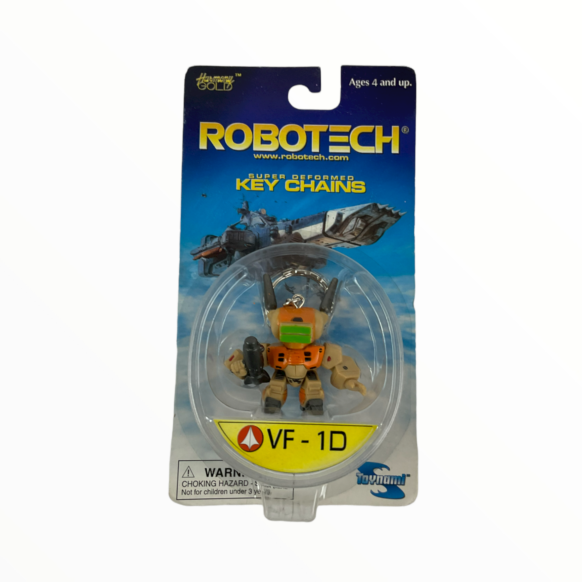 Robotech Super Deformed VF-1D Key Chain