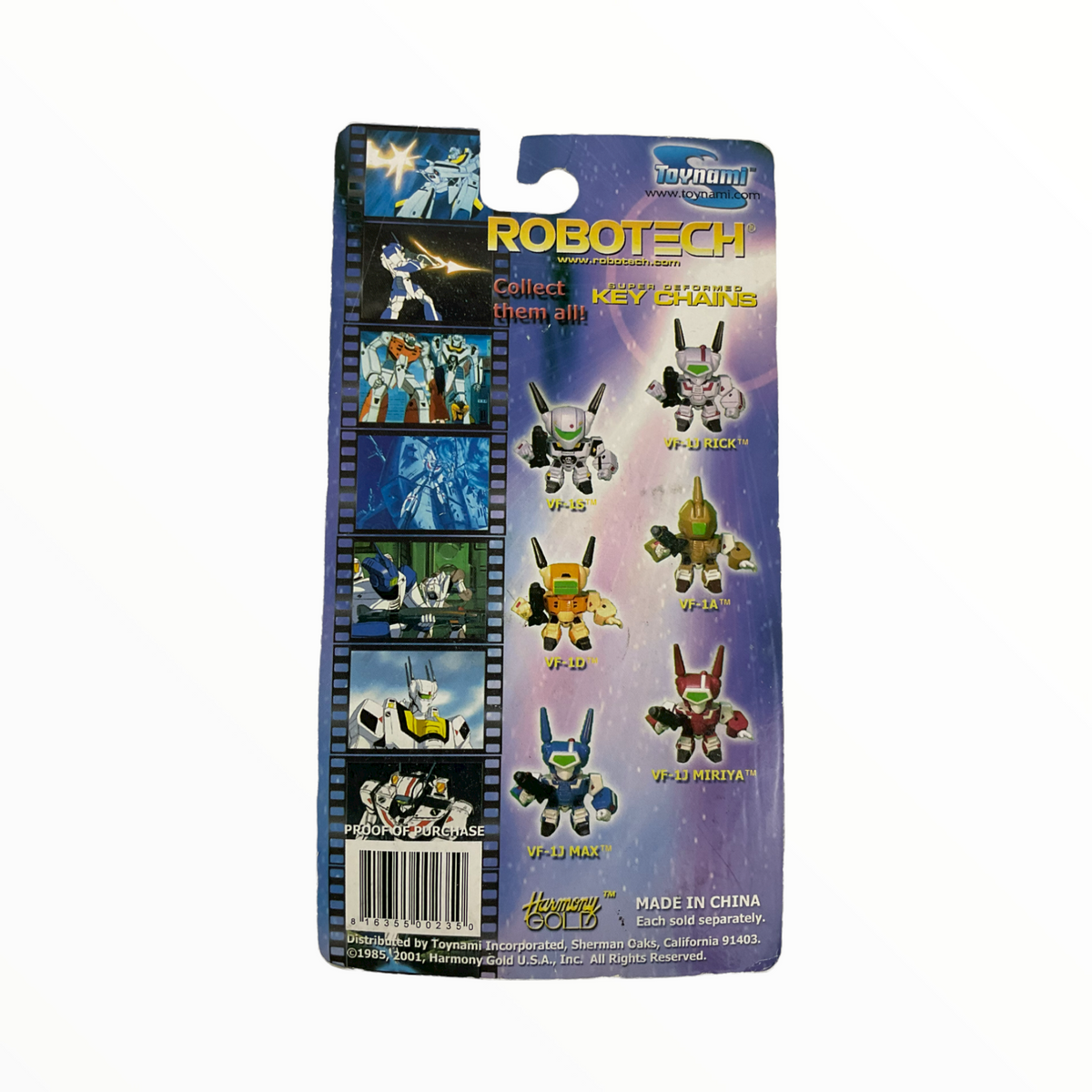 Robotech Super Deformed VF-1J Max Key Chain