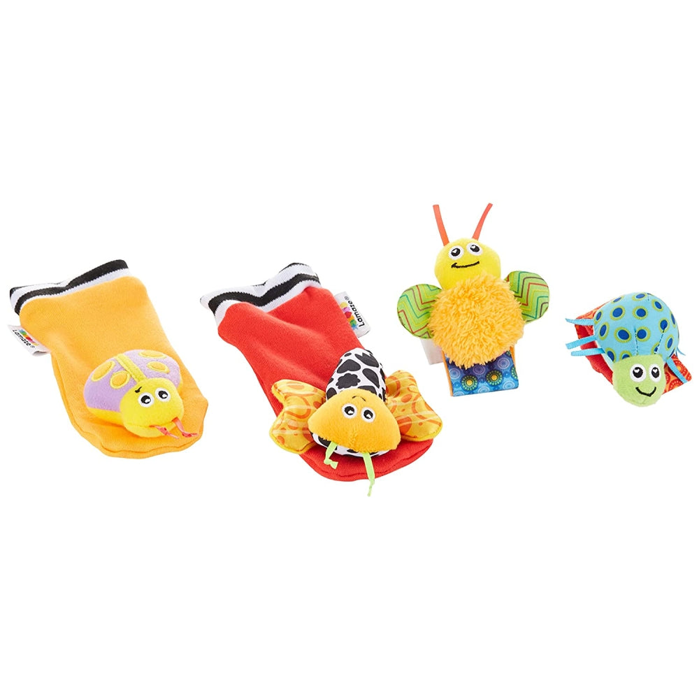Lamaze Gardenbug Footfinder and Wrist Rattle Toy Set