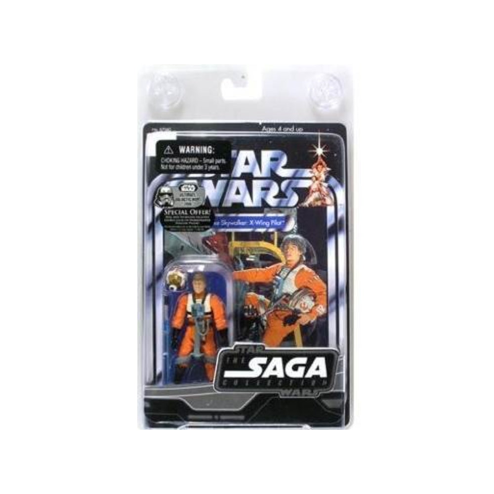 Star Wars 3.75 Vintage X-Wing Luke Figure