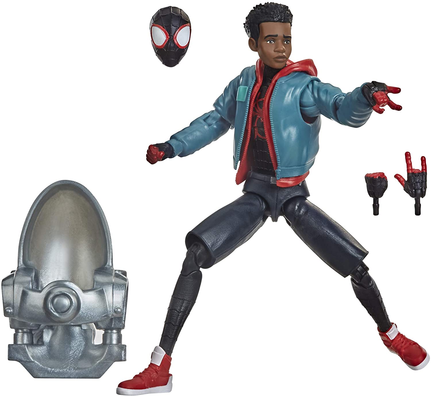 Spider-Man Legends Series Into The Spider-Verse Miles Morales 6-inch Collectible Action Figure Toy