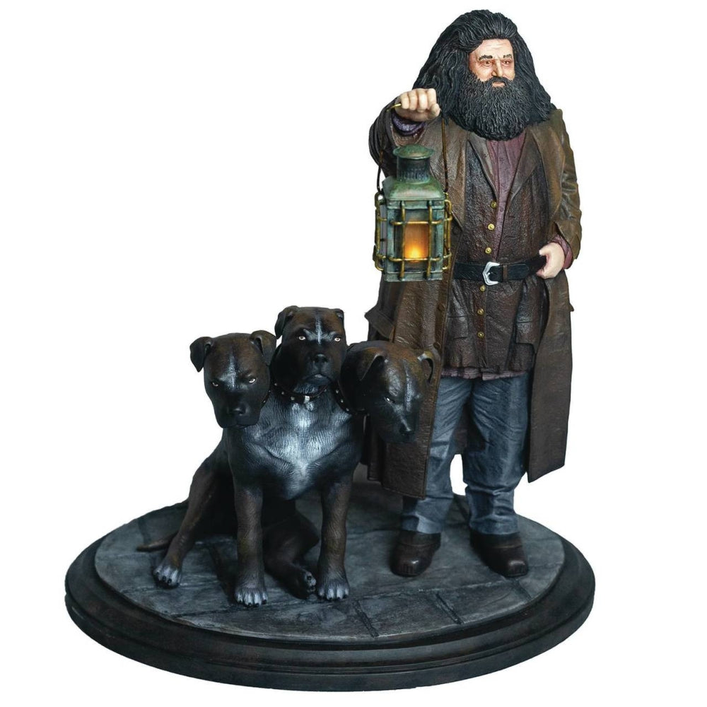 Hagrid and Fluffy Premium Motion Statue