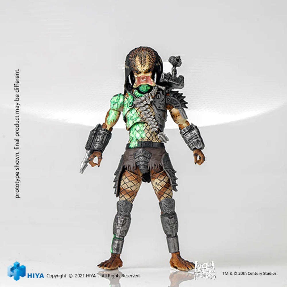 Hiya Toys Predator (1987): Battle Damage Jungle Predator 1:18 Scale Action Figure