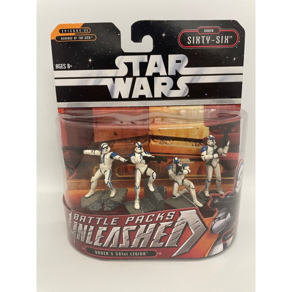 Hasbro Star Wars Unleashed Battle 4 Pack Anakin's 501st Pack
