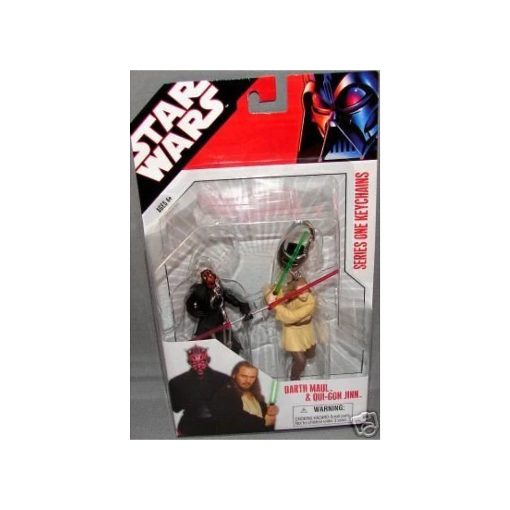 Star Wars Darth Maul & Qui-GonJinn Keychain