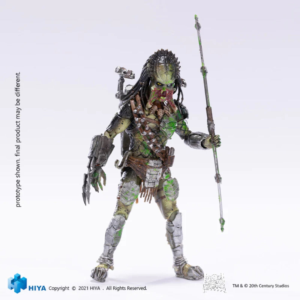 Hiya Toys Alien vs Predator: Requiem Battle Damage Wolf Predator 1:18 Scale Figure