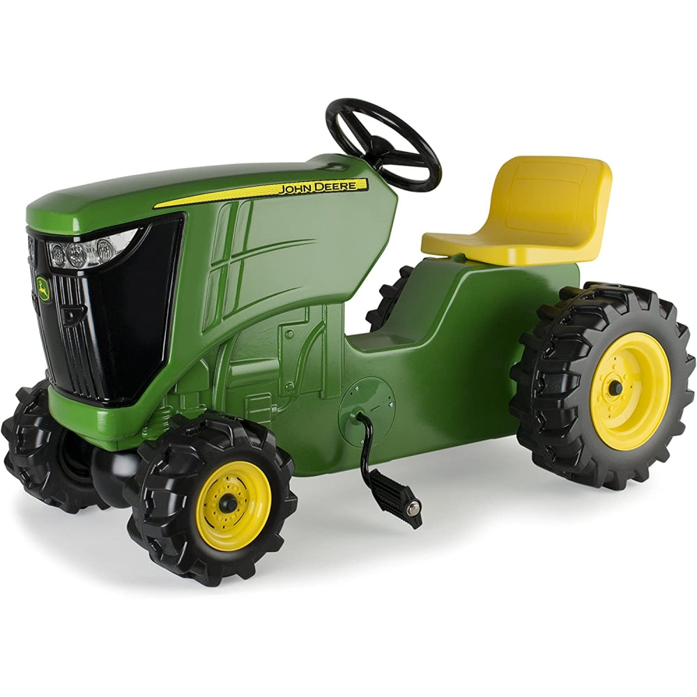 John Deere Ride On Toys Pedal Tractor for Kids, Green/Yellow, One Size
