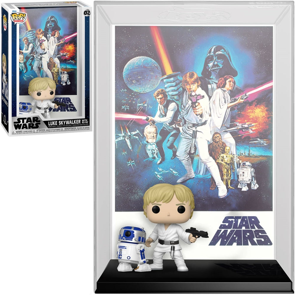 Funko Pop! Movie Poster: Star Wars: A New Hope - Luke Skywalker with R2-D2