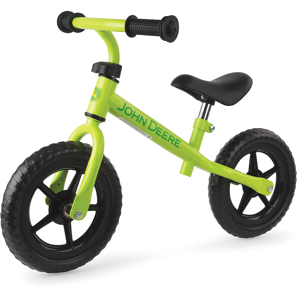 John Deere Toddler Balance Bike – 10&quot; Girls&#39; and Boys&#39; Bike — Green