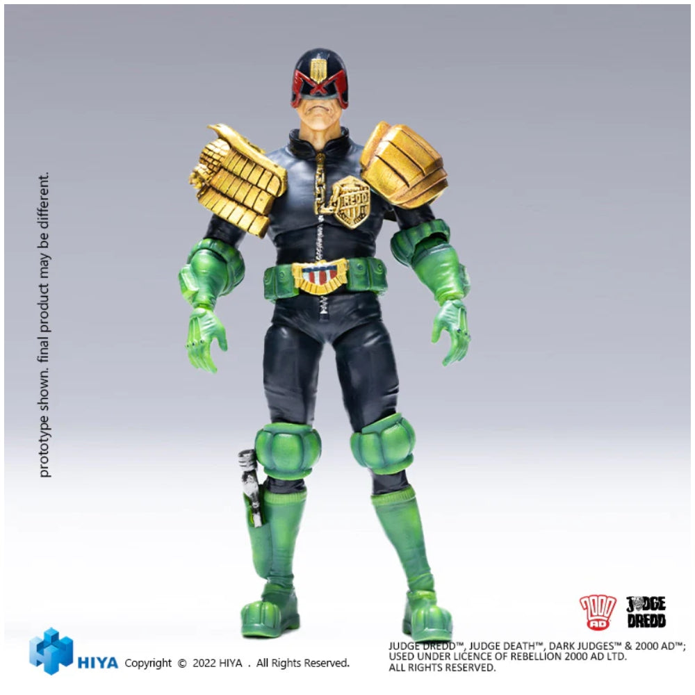 Hiya Toys Judge Dredd 1:18 Scale Exquisite Mini Action Figure