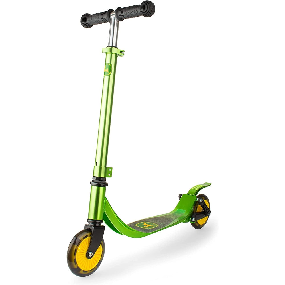 John Deere Kids Kick Scooter — Lightweight Aluminum Girls and Boys Scooter