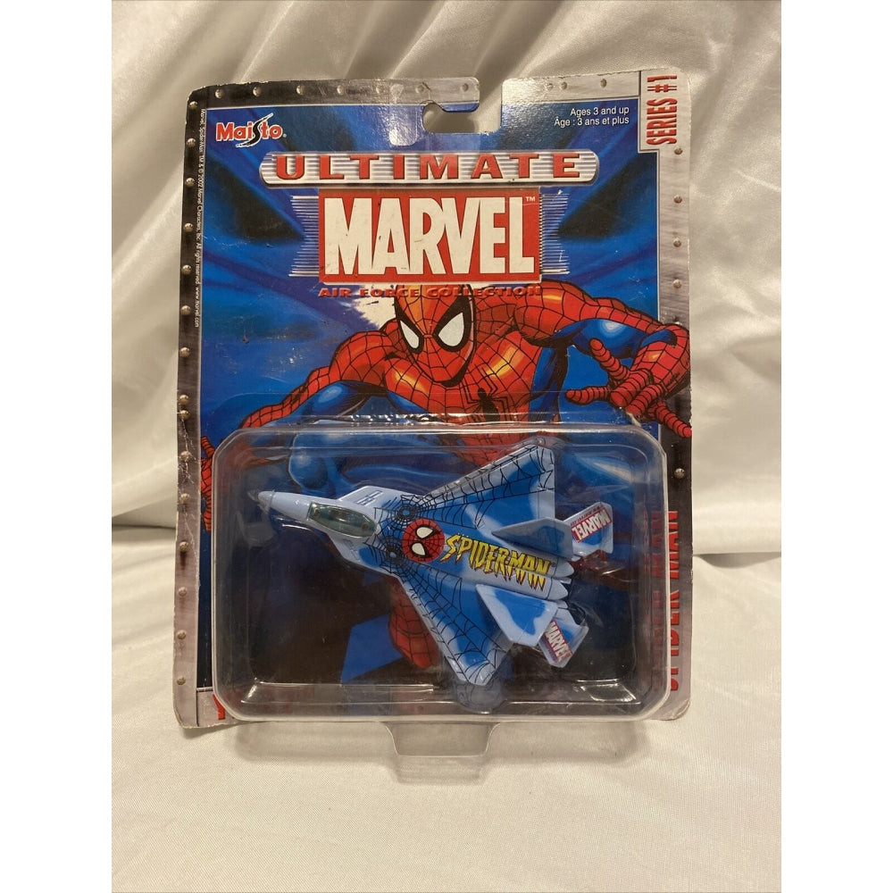 Marvel Maisto Ultimate Spider-Man F-117A Nighthawk Stealth Aircraft Diecast
