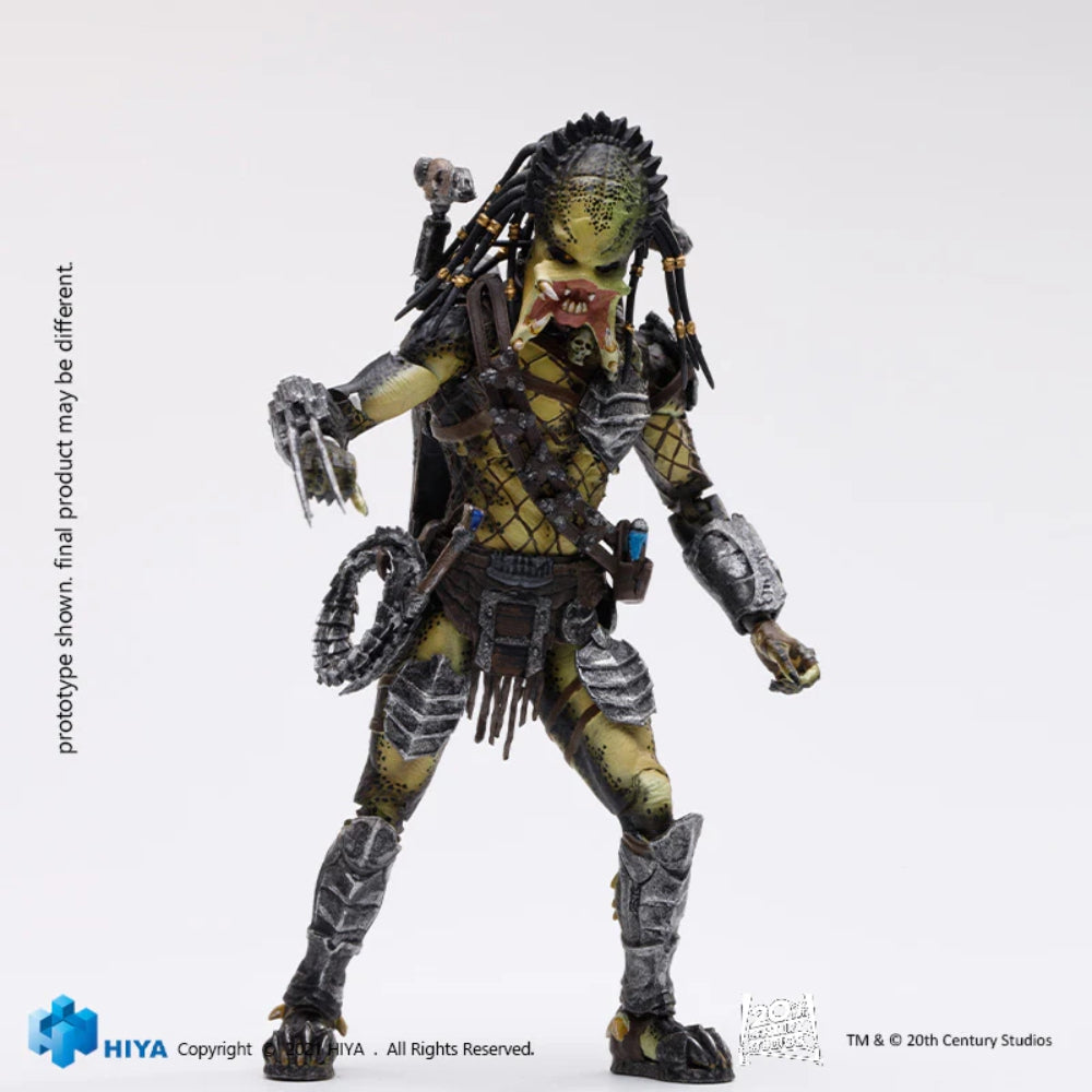 Hiya Toys Alien vs. Predator 2: Unmasked Wolf Predator 1:18 Scale Action Figure