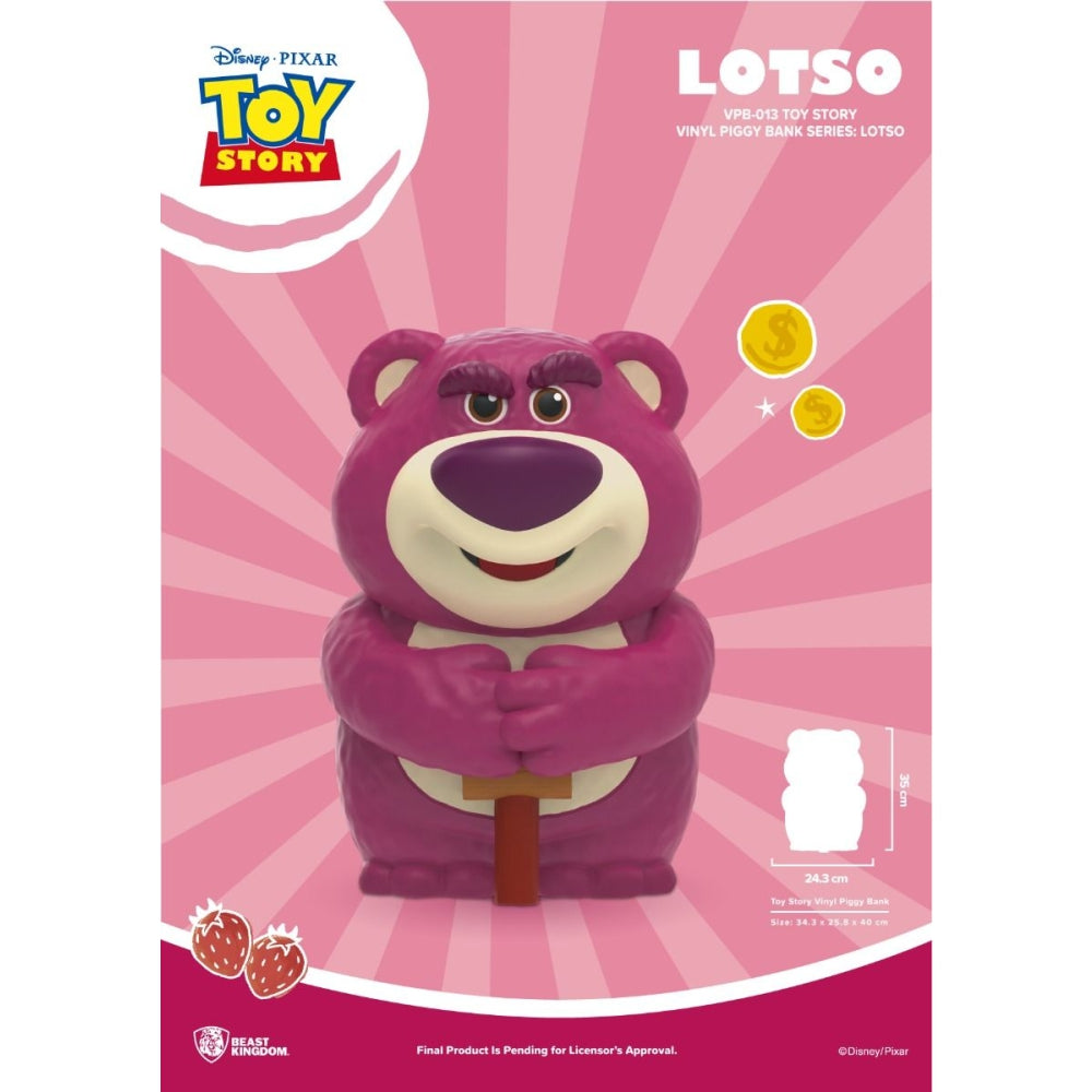 Toy Story Vinyl Piggy Bank VPB-013: Lotso