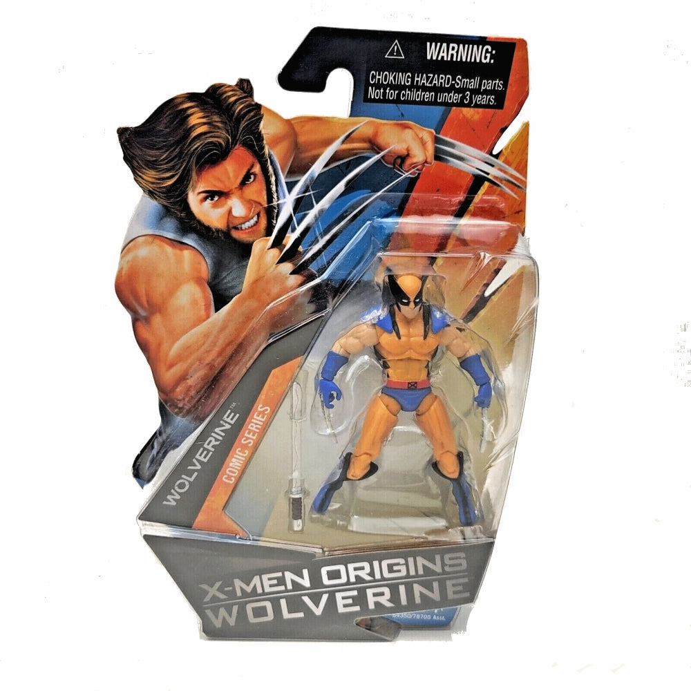 X-Men Origins Wolverine Action Figure Wolverine with Blue and Yellow Suit 84350