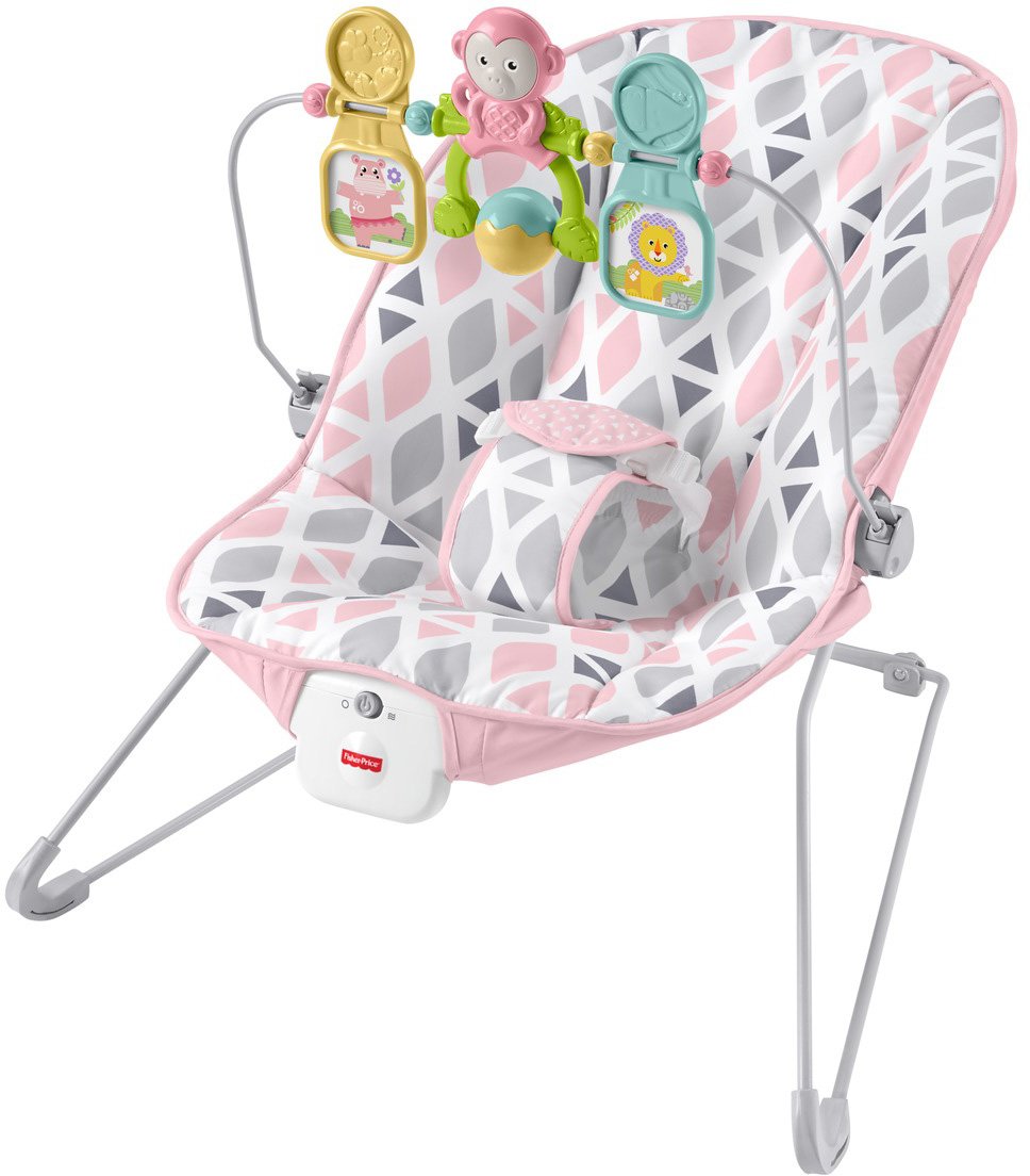 Fisher-Price | Baby's Bouncer | Pink - Retroversetoys Fisher-Price | Baby's Bouncer | Pink - Retroversetoys