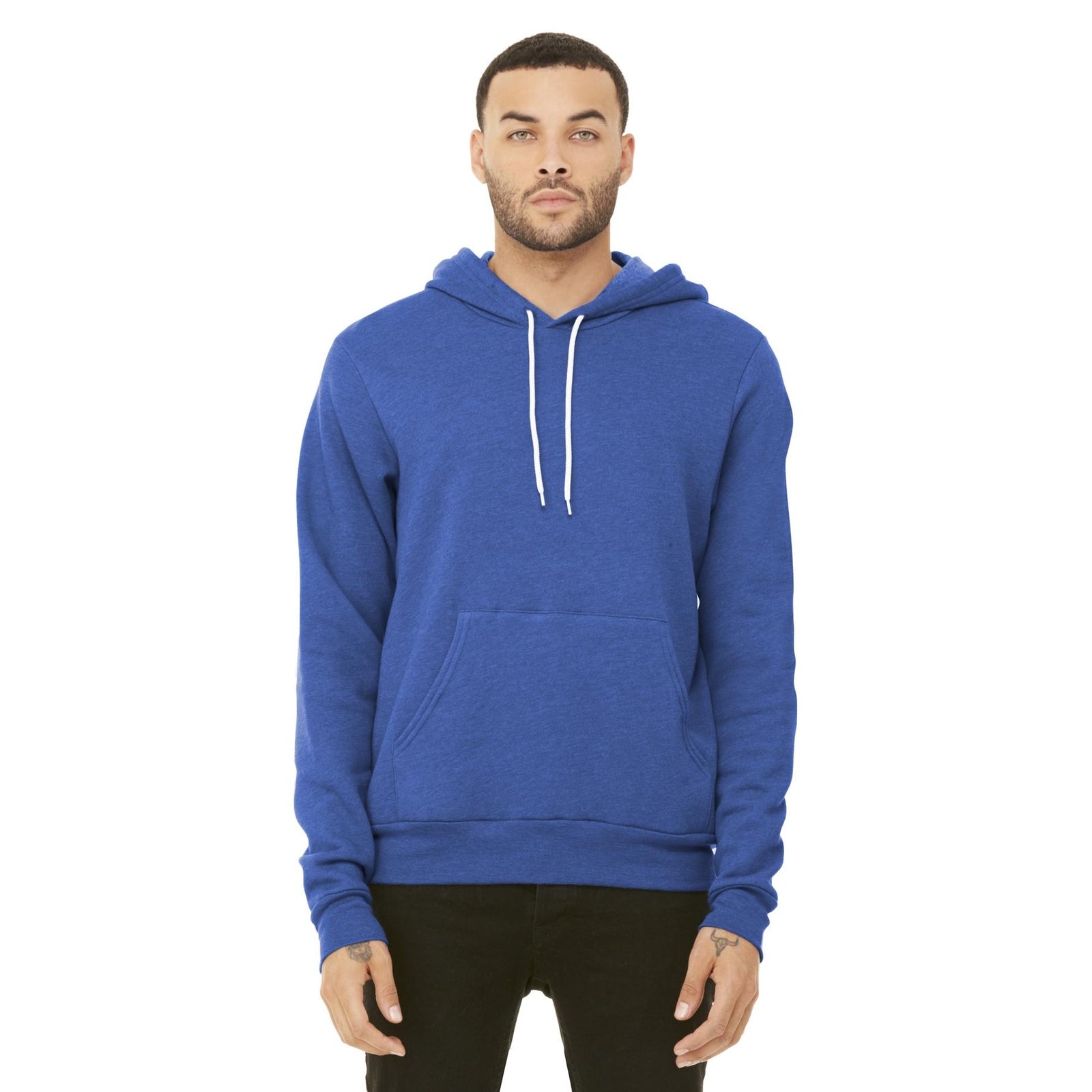 Bella Canvas 3719 Unisex Poly-Cotton Fleece Pullover Hoodie
