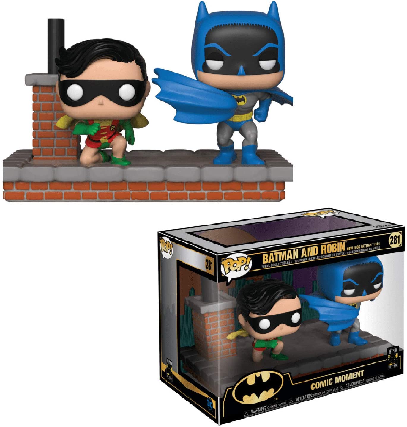 Funko Pop! Comic Moment: Batman 80th - 1964 New Look Batman and Robin