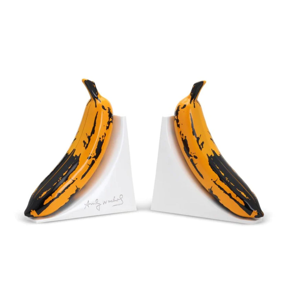 Andy Warhol Resin Banana Bookends