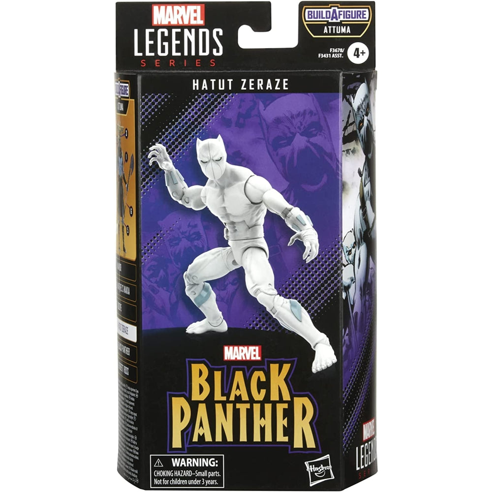 Marvel Legends Series Black Panther Hatut Zeraze 6-inch Comics Action Figure Toy, 6 Accessories