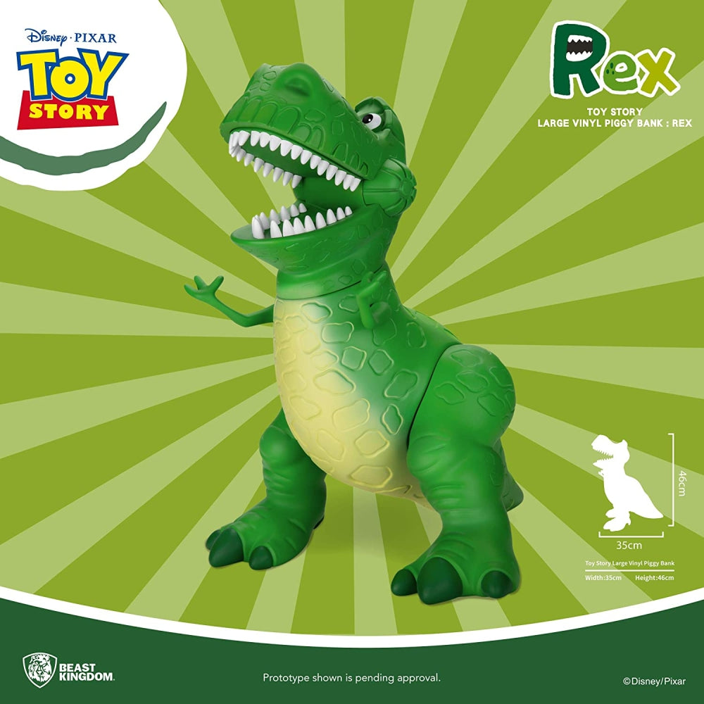 Toy Story Large Vinyl Piggy Bank: Rex