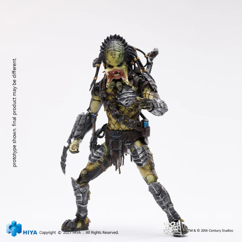 Hiya Toys Alien vs. Predator 2: Unmasked Wolf Predator 1:18 Scale Action Figure