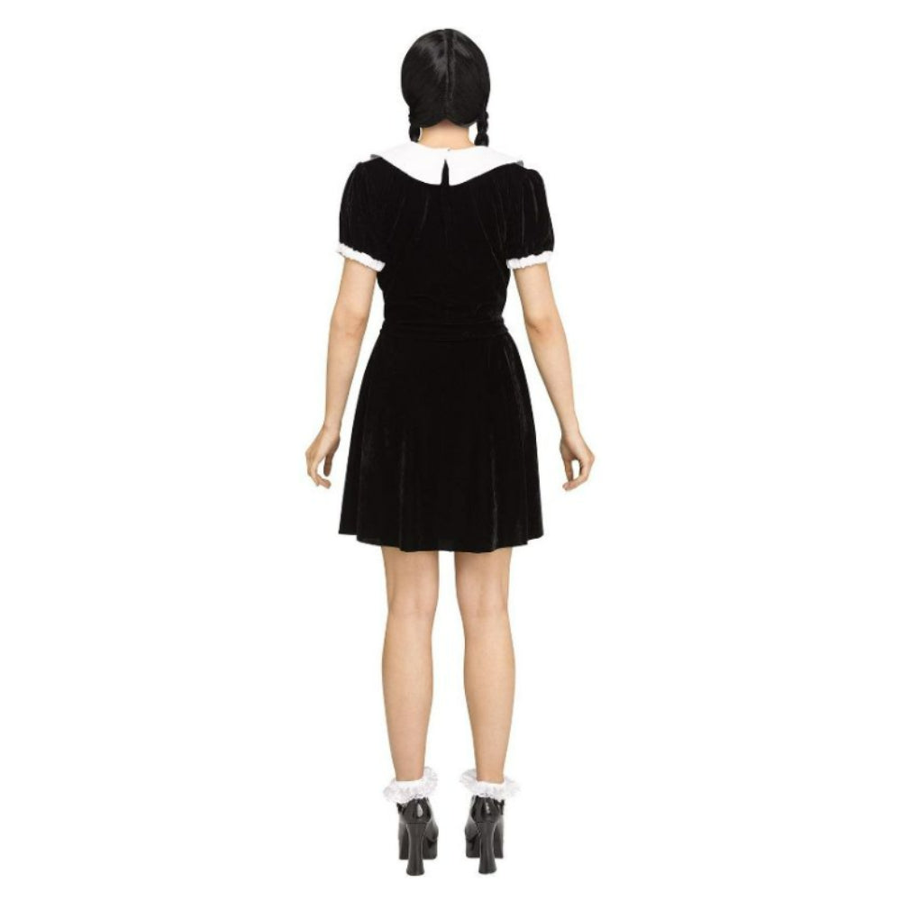 Fun World | Womens | Gothic Girl | Wednesday Addams Costume | Medium Fun World | Womens | Gothic Girl | Wednesday Addams Costume | Medium