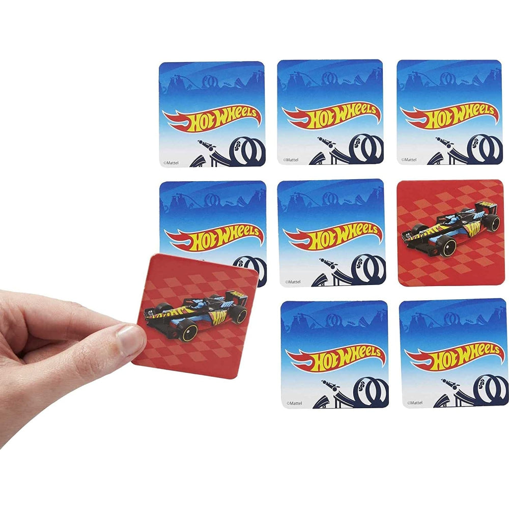 Hot Wheels Make-A-Match Card Game, Match Colors, Images &amp; Shapes