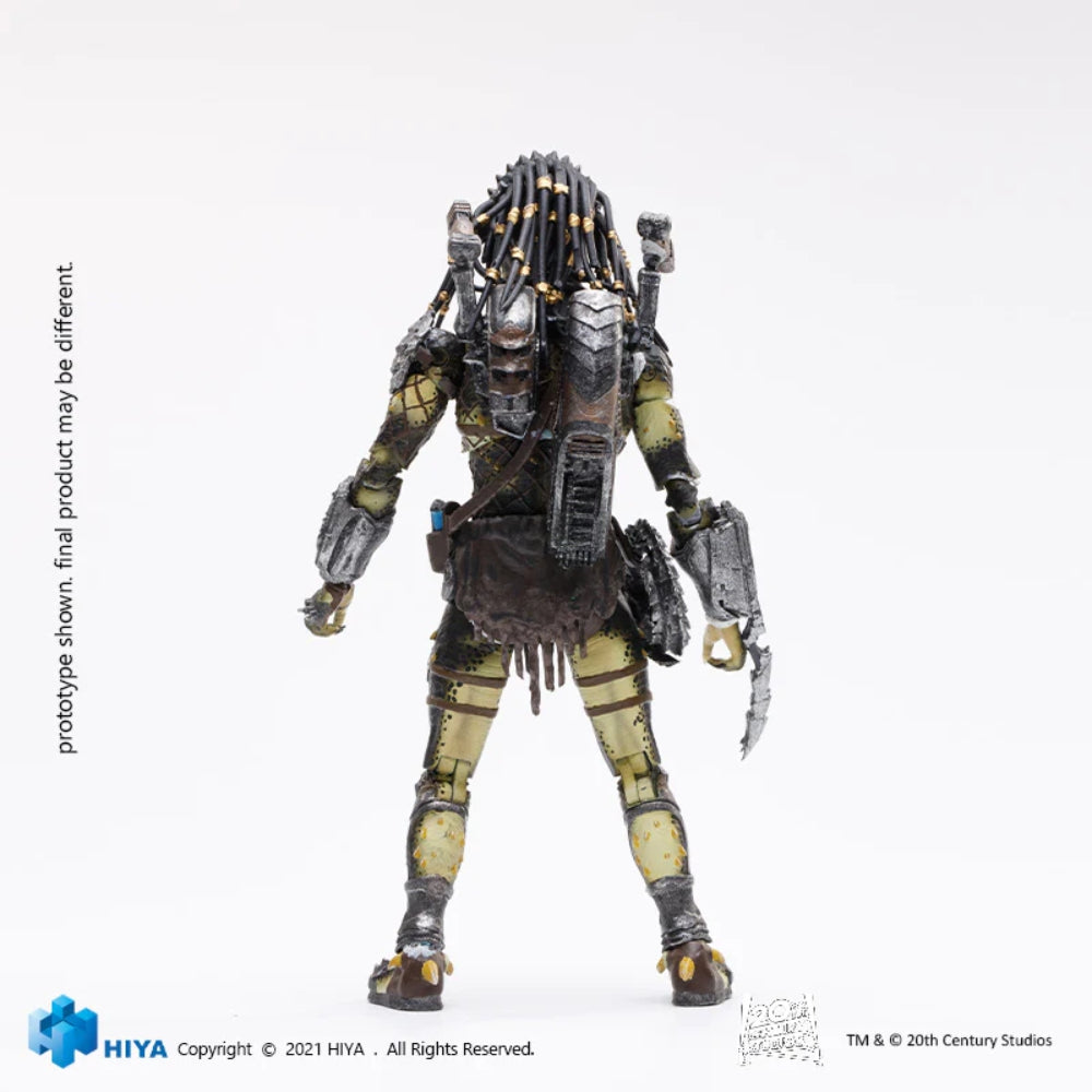 Hiya Toys Alien vs. Predator 2: Unmasked Wolf Predator 1:18 Scale Action Figure
