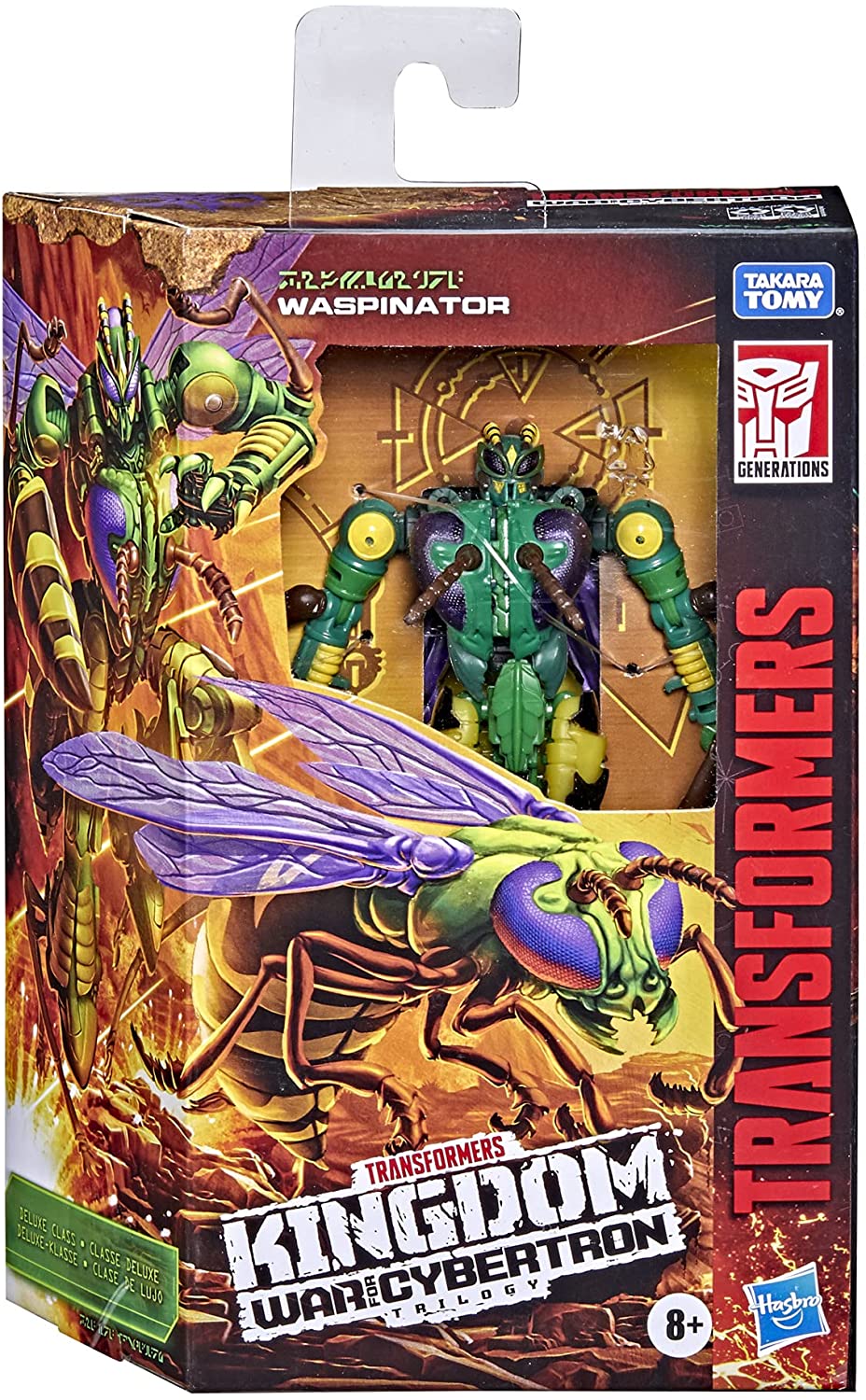 Transformers Generations War for Cybertron: Kingdom Deluxe Waspinator Action Figure