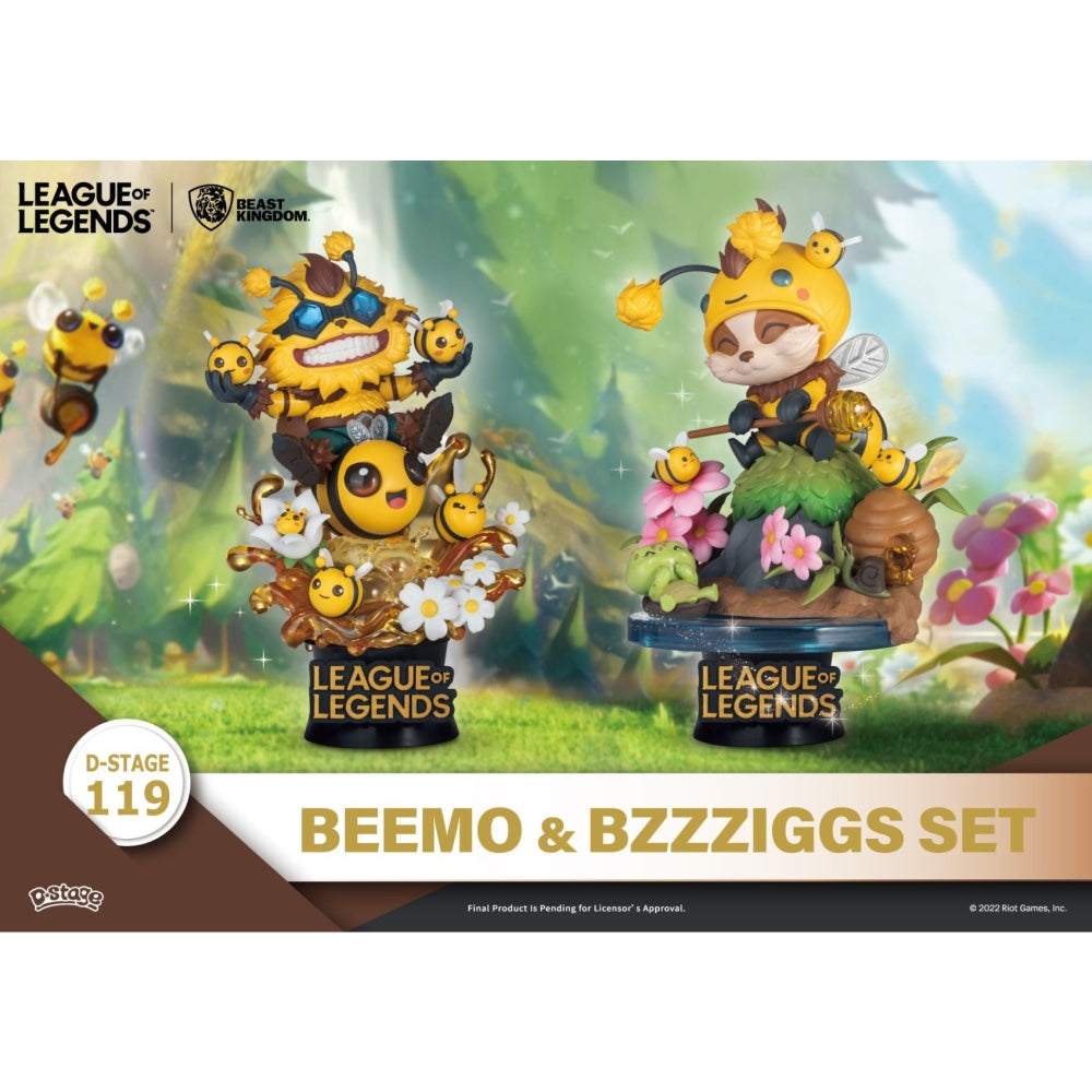 Diorama Stage-119-League of Legends-Beemo &amp; BZZZiggs Set