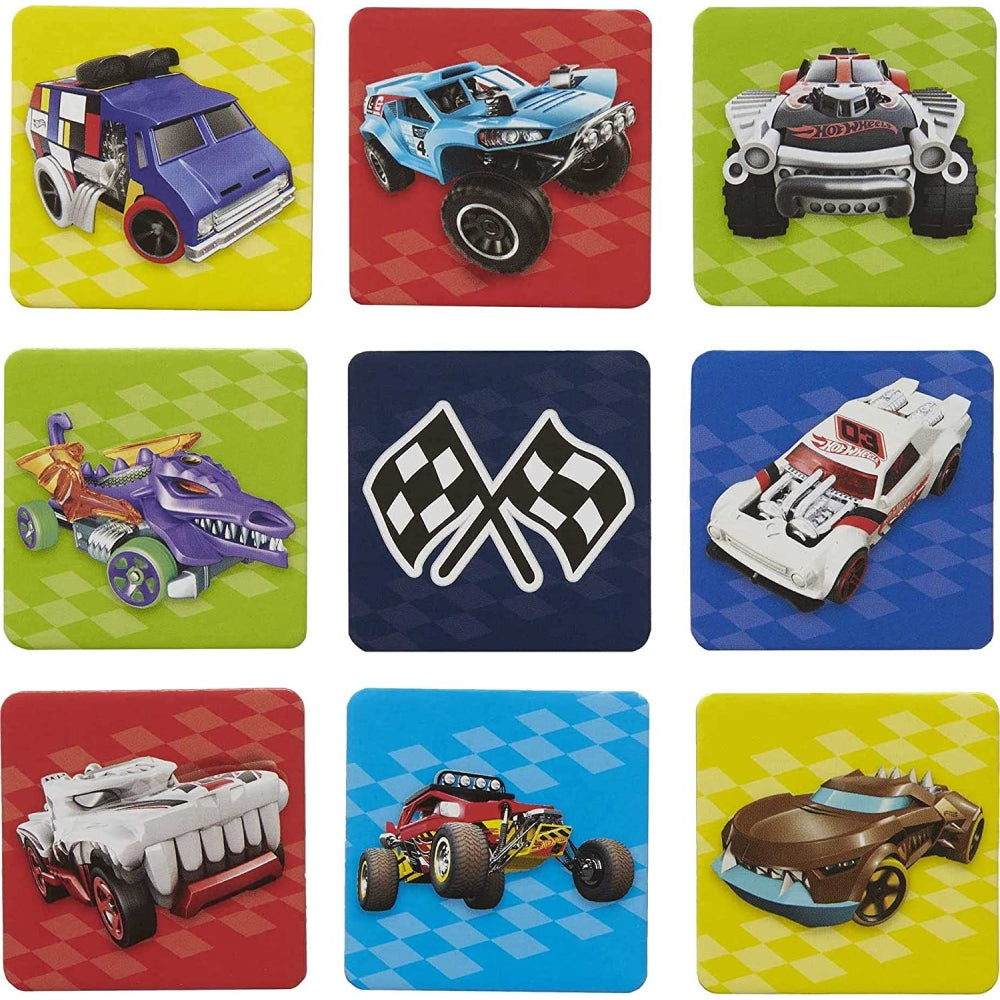 Hot Wheels Make-A-Match Card Game, Match Colors, Images &amp; Shapes
