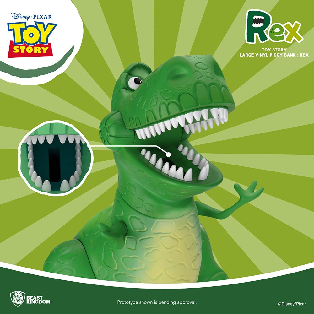 Toy Story Large Vinyl Piggy Bank: Rex