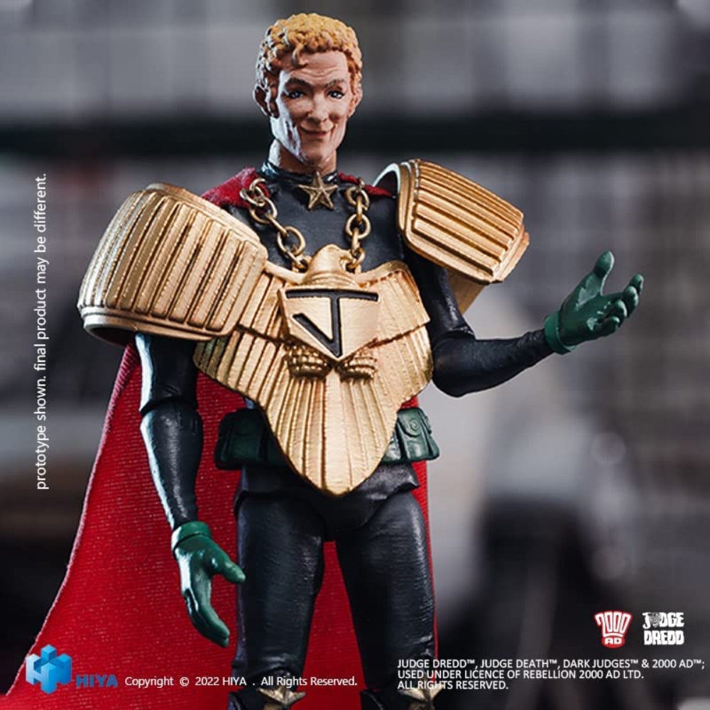 Hiya Toys Judge Dredd: Chief Judge Caligula PX 1:18 Scale Exquisite Mini Action Figure
