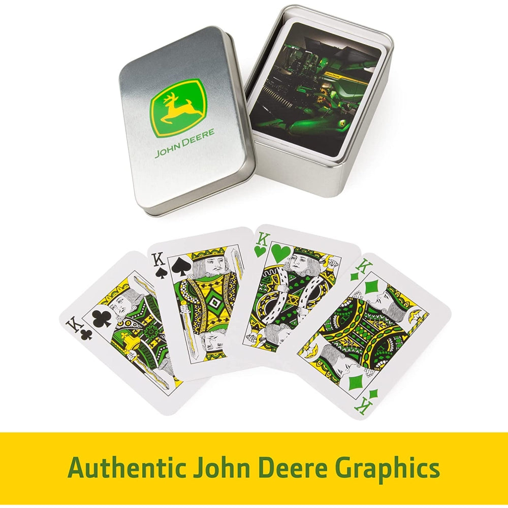 John Deere Playing Cards – Standard Playing Card Deck with Collector’s Tin