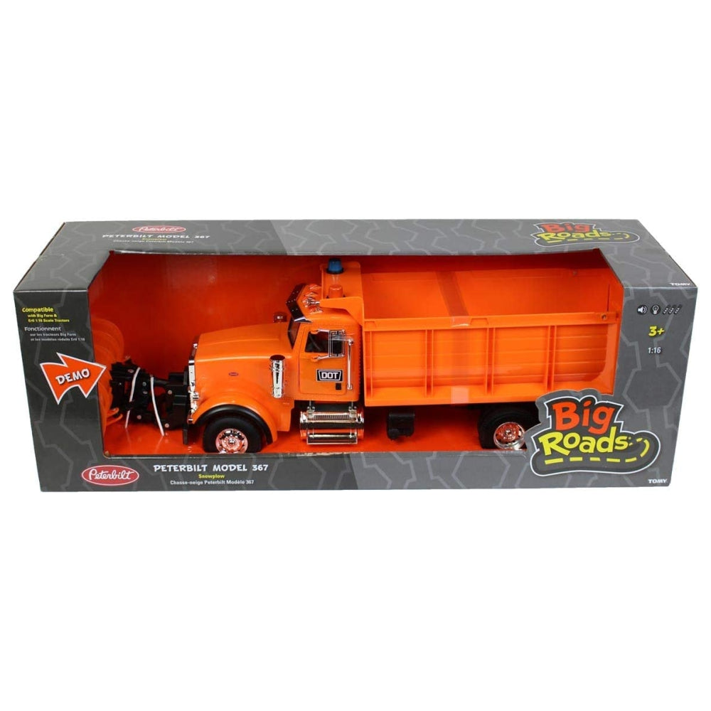 ERTL 1/16 Big Farm Peterbilt Model 367 with Snow Plow