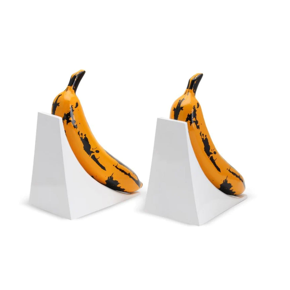 Andy Warhol Resin Banana Bookends