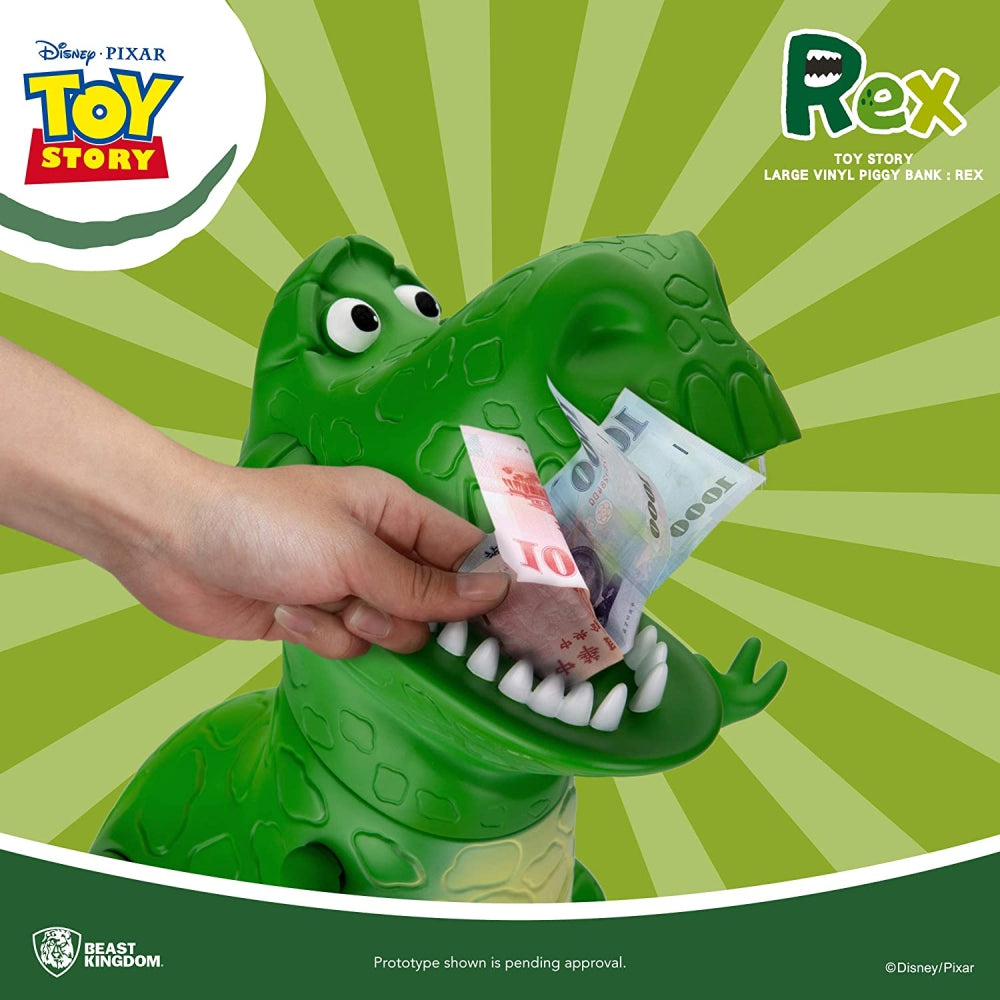 Toy Story Large Vinyl Piggy Bank: Rex